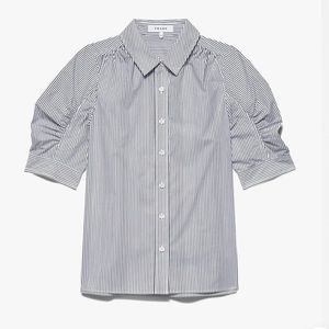 Frame Ruched Blouse Med